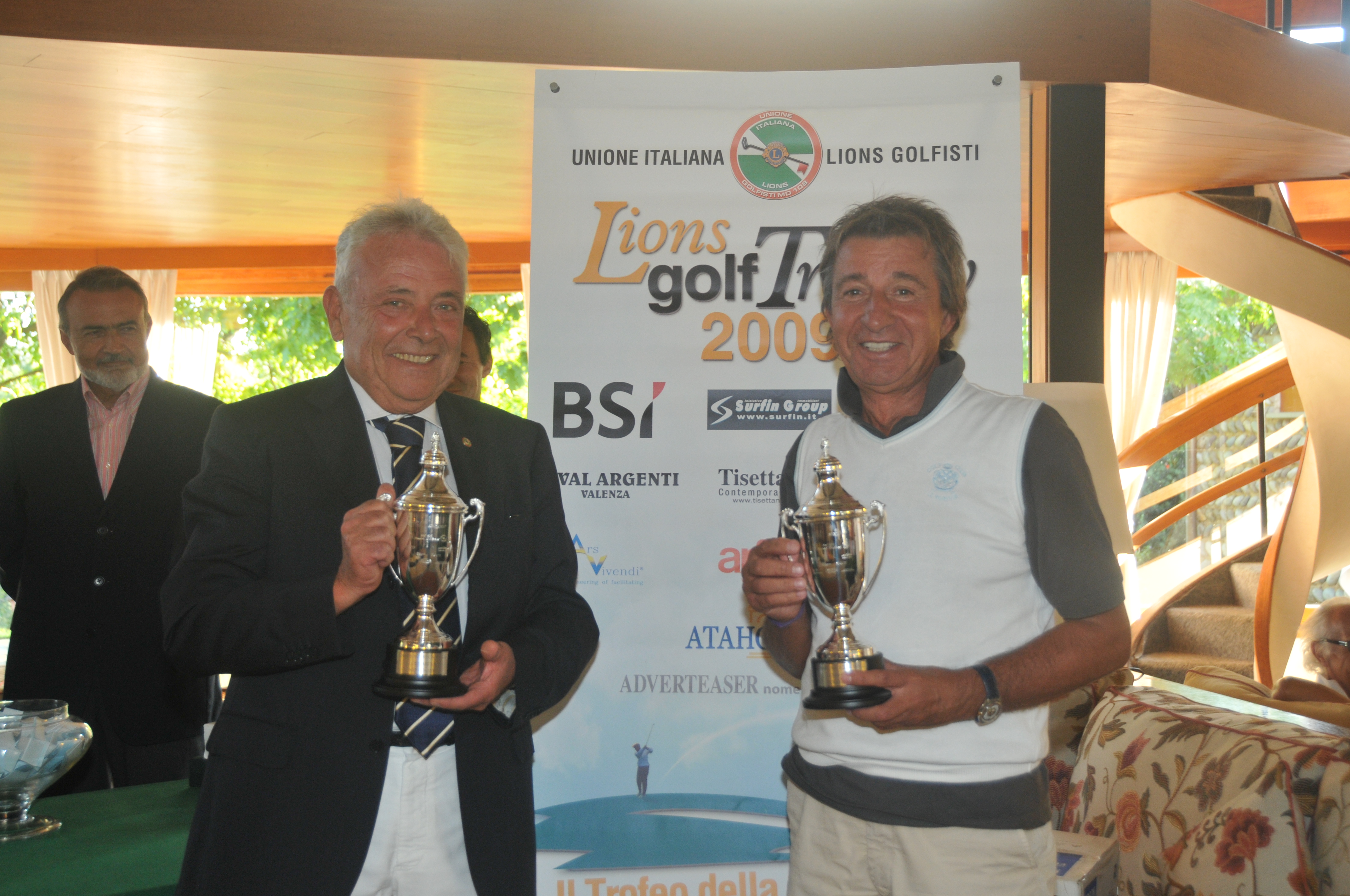 MAURIZIO BO' E FRANCO MACCHI CAMPIONI LOMBARDI AL GOLF BERGAMO L'ALBENZA